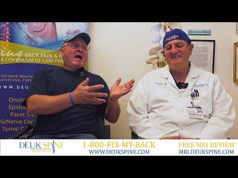 Ohio Patient Walks Straight After Laser Disc Repair