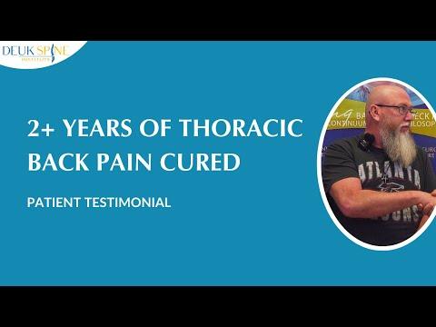 Thoracic Herniated Disc Relief After Deuk Laser Repair