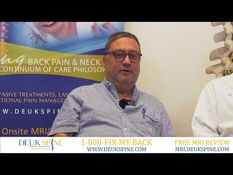 Niagara Falls Patient Heals Neck Pain with DLDR