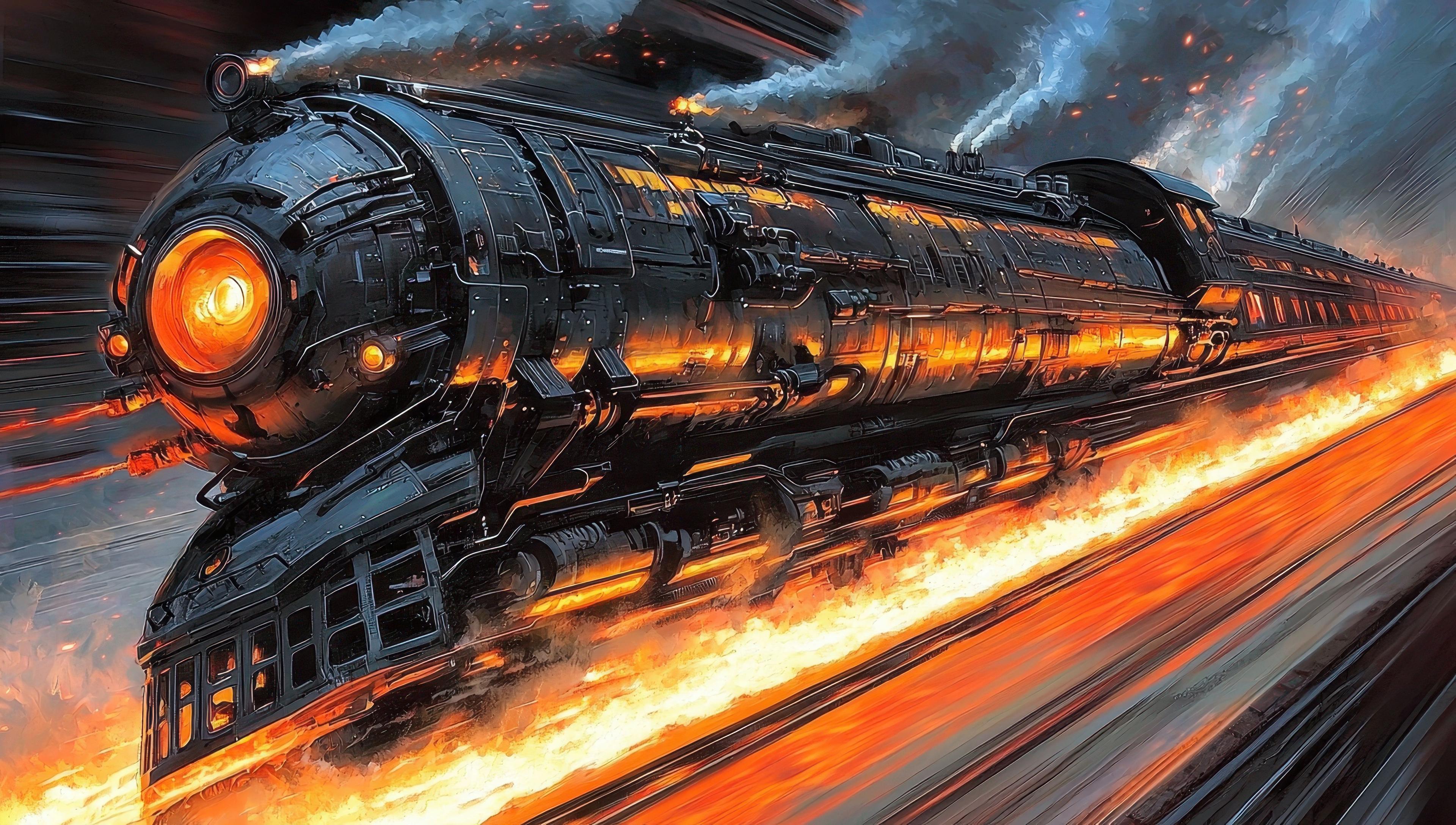 Train flying the down tracks meatphor for Ozzy Osbourne battle with spinal fusion