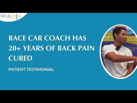 Racing Coach Ends 20 Years of Back Pain, Returns to Track