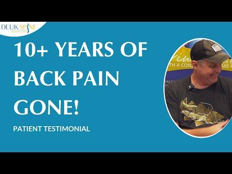 Michigan Patient Ends 10 Years of Back Pain with DLDR®
