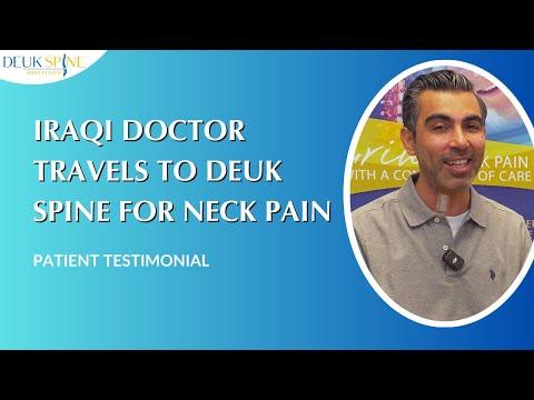 Iraqi Doctor Travels Halfway Around World for Neck Relief