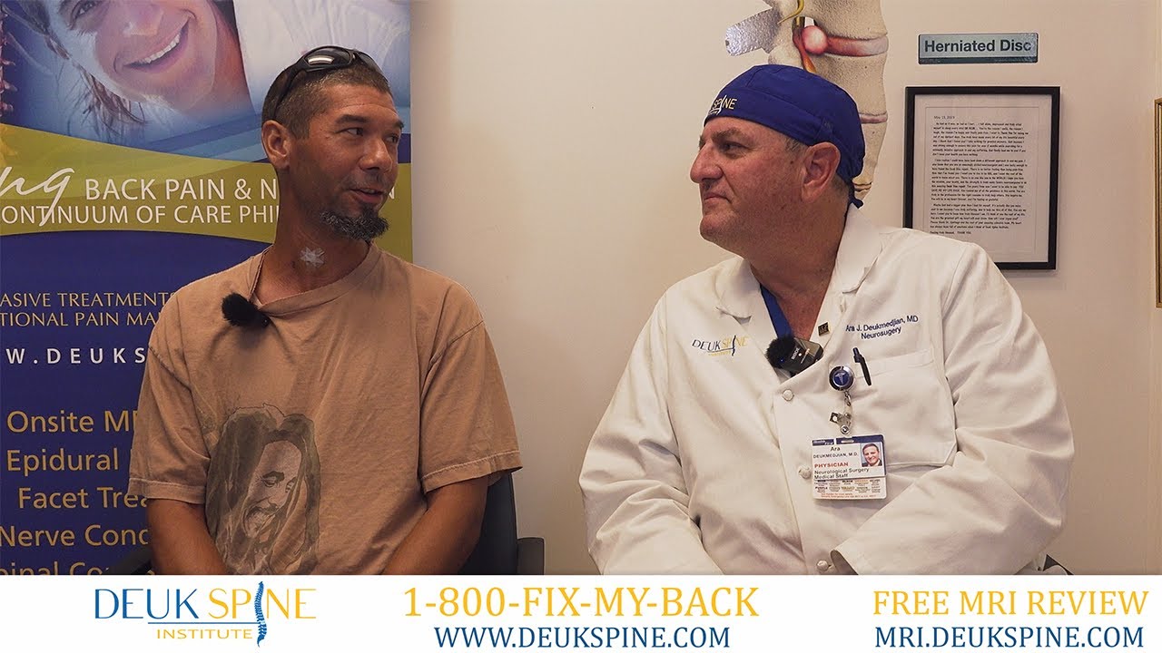 Patient Has Neck Pain CURED w/ the Deuk Laser Disc Repair | Deuk Spine Institute