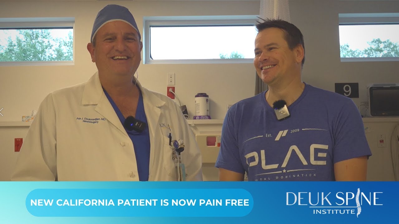 Thoracic Patient travels from California for Pain Relief