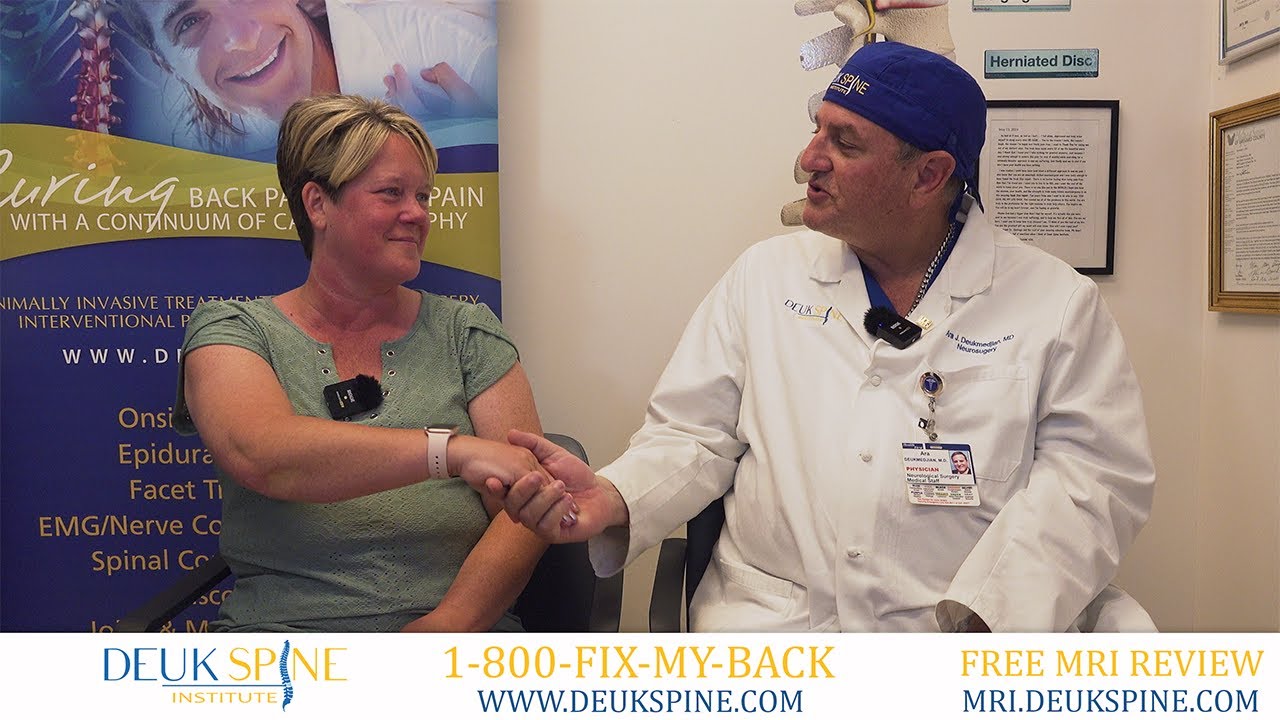 Patient From Pennsylvania Has Deuk Plasma Rhizotomy to CURE Thoracic Pain!! | Deuk Spine Institute