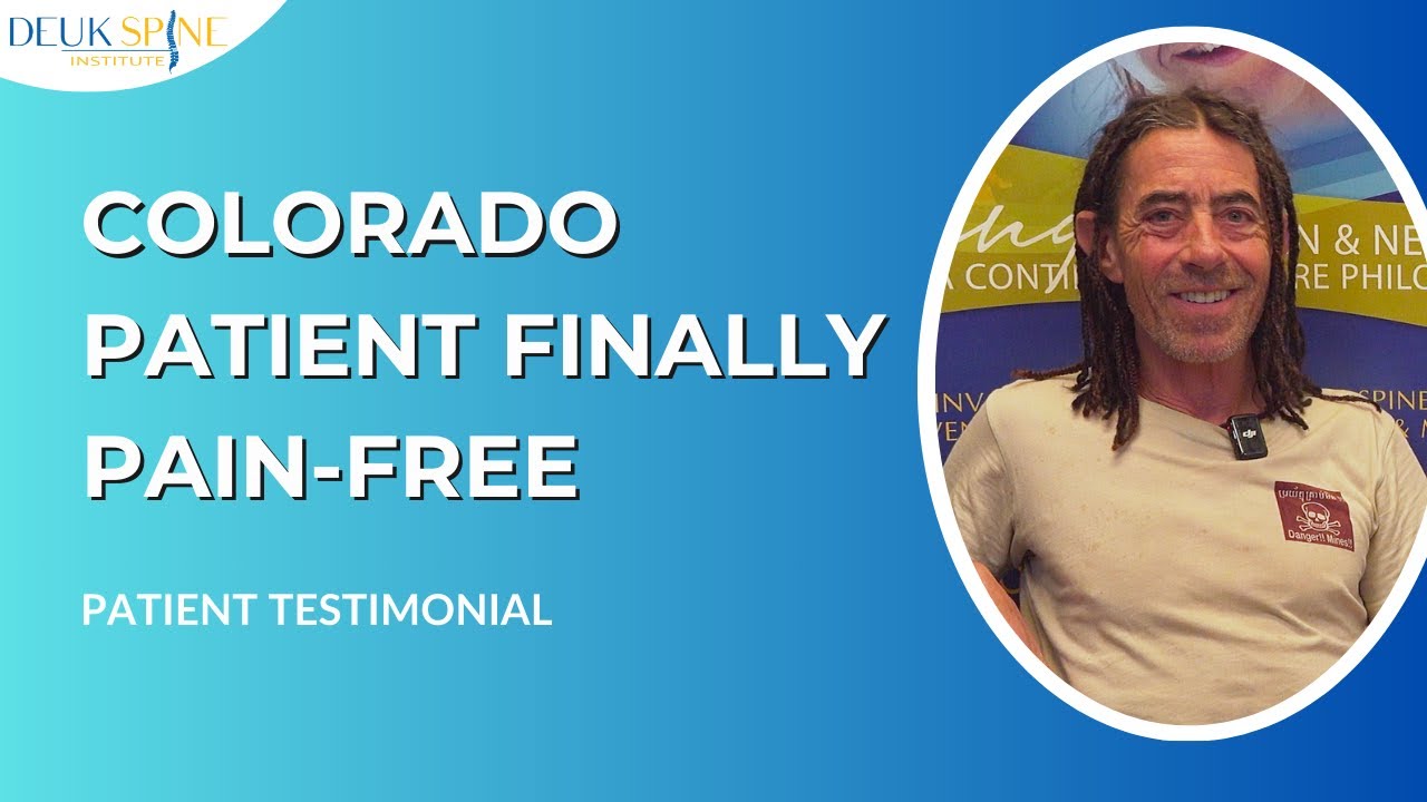 Colorado Patient Finds Relief After 20 Years of Back Pain