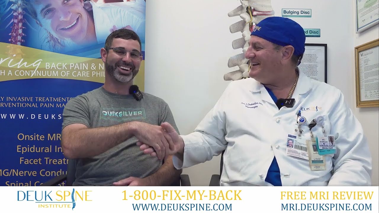 His Neck Pain Cured with the Deuk Laser Disc Repair | Deuk Spine Institute