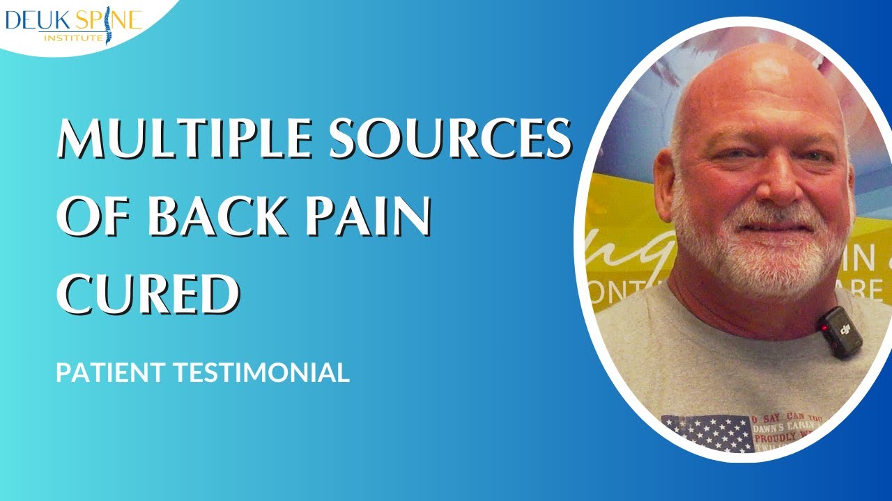 Multiple Sources of Back Pain Finally Fixed | Deuk Laser Disc Repair® Testimonial