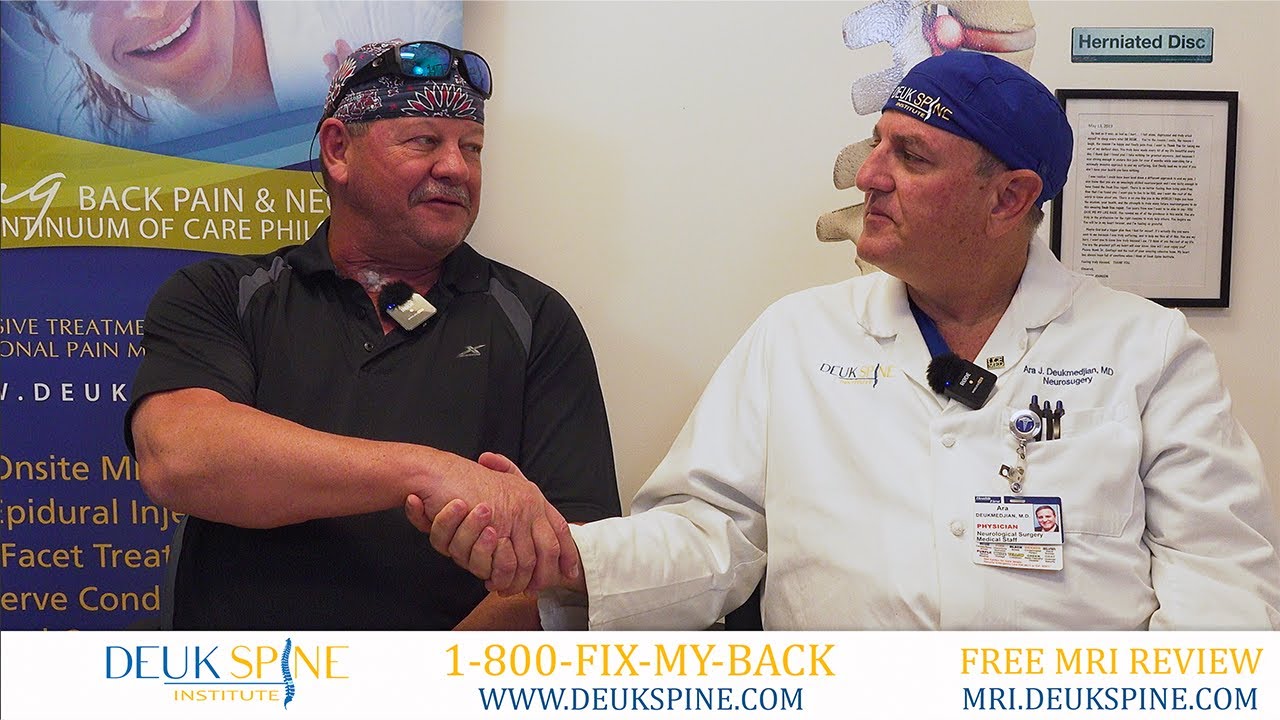 Patient From Louisiana Has His Neck Pain CURED w/ the Deuk Laser Disc Repair | Deuk Spine Institute