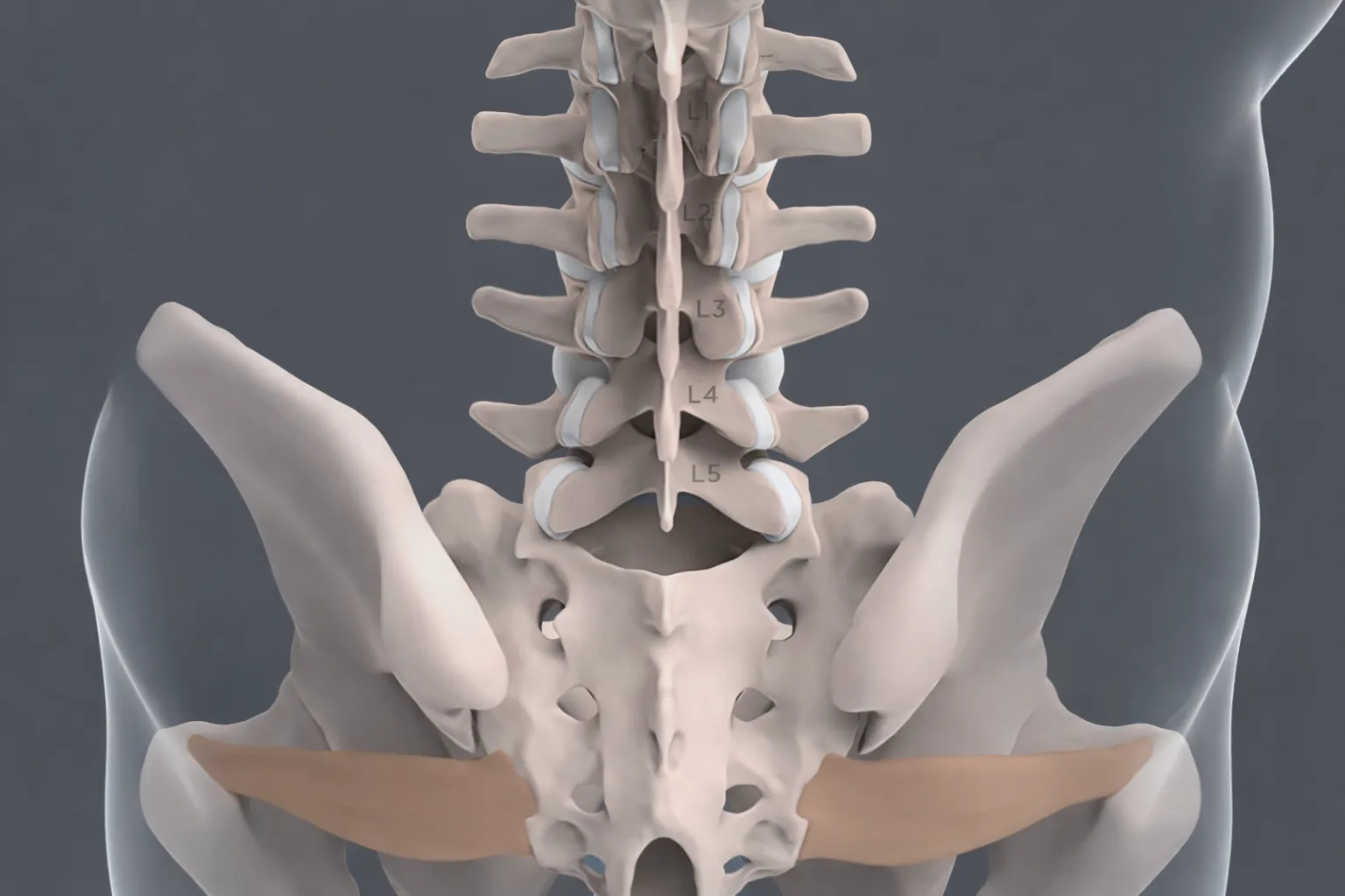 Lower back pain illustration