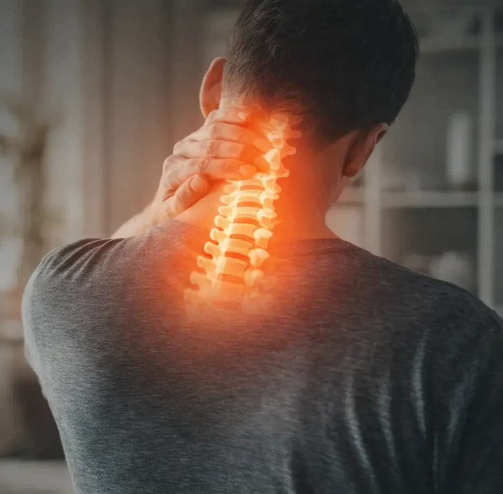 How a disc injury causes of chronic neck pain