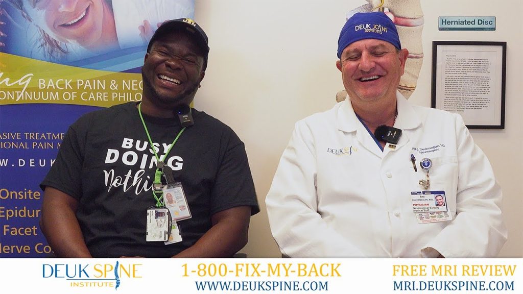 San Diego Veteran: Zero Pain After Deuk Laser Disc Repair