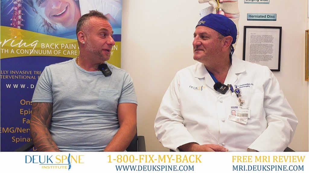Toronto Patient Fixes Neck & Back With Deuk Laser Disc RepairⓇ
