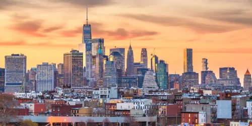 A nice picture of a modern city.